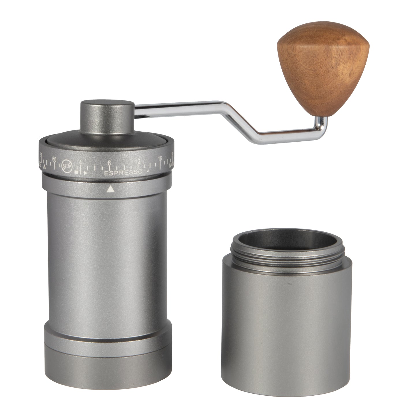 Hand Coffee Grinder Stainless Steel Portable Aluminium Alloy Manual Maker Camping