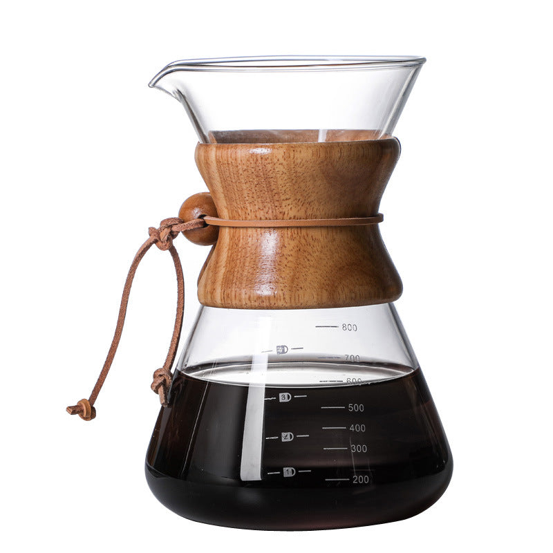 CAFEGENS High borosilicate glass Pour Over Coffee Maker