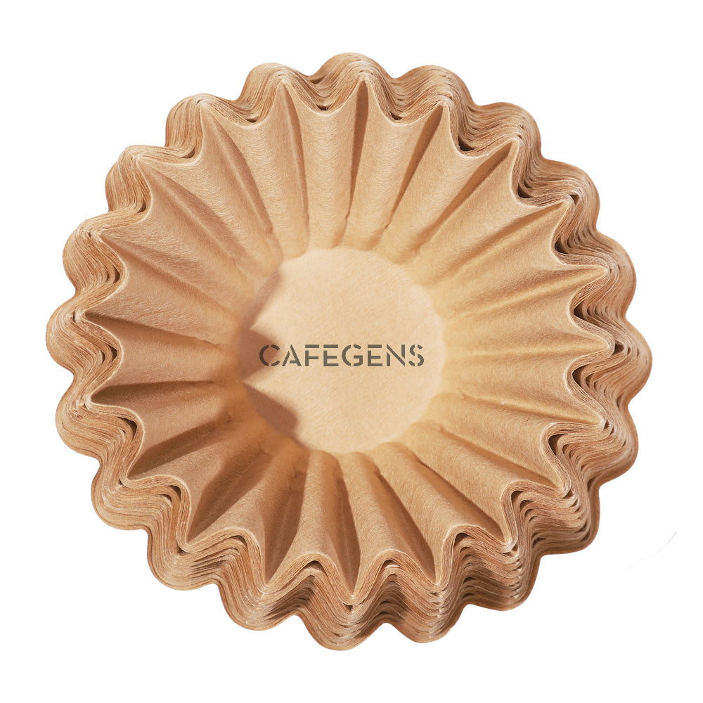 CAFEGENS #185 Cake Cup Wavy Bowl Round Coffee Filter