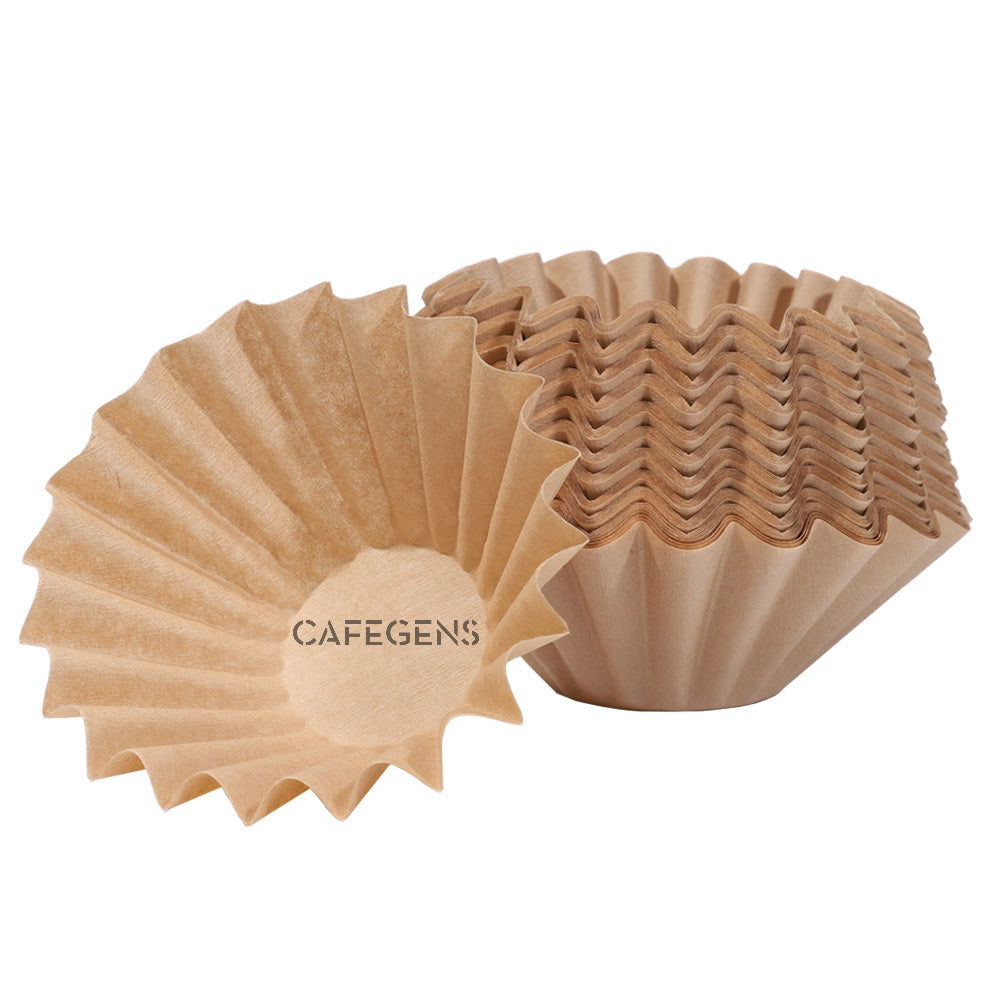CAFEGENS #155 Cake Cup Wavy Bowl Round Coffee Filter