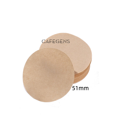 CAFEGENS 51mm Round Italian coffee maker paper filters