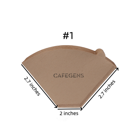 CAFEGENS #1 Cone Coffee Filters